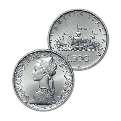 500 lire Caravelle d'argento