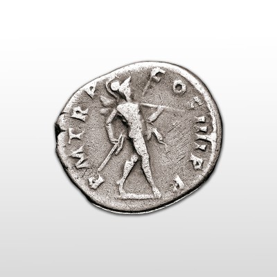Raffigurazione sul rovescio dell'argento di Traiano