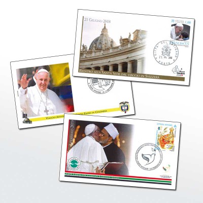 Le 10 buste dei viaggi di papa Francesco