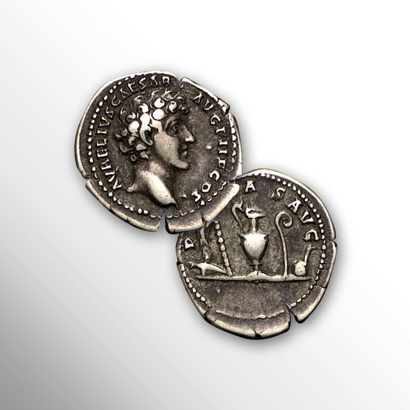 Denaro d'argento dell'imperatore Marco Aurelio