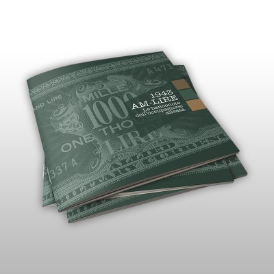 Folder con le banconote AM-Lire dell'occupazione alleata