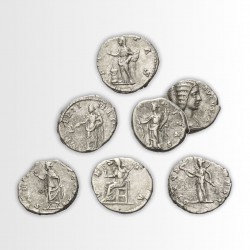 Le monete d'argento del Pantheon dell'antica Roma