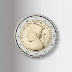 2 euro commemorativi 2022 San Marino dedicati a Piero della Francesca
