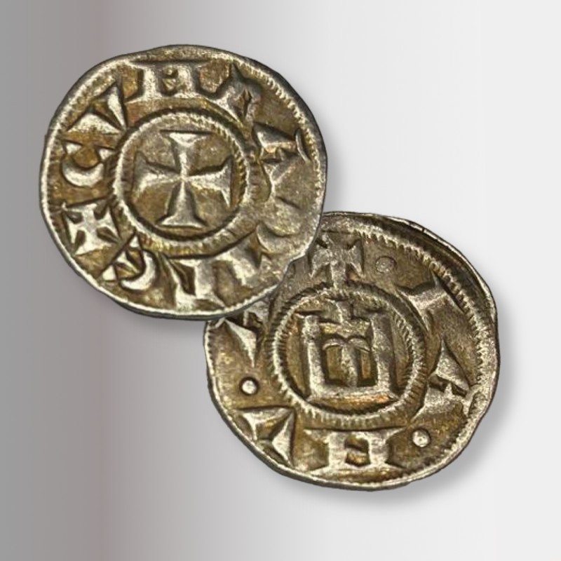 Denaro d'argento della Repubblica Marinara di Genova
