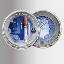 Moneta in titanio 40° anniversario del lancio dello Space Shuttle