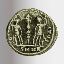 Moneta in bronzo dell'Impero Romano, da collezione