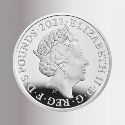 La moneta originale in cupronichel per il Giubileo di platino della Regina Elisabetta II