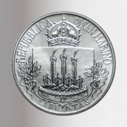 Moneta d'argento San Marino