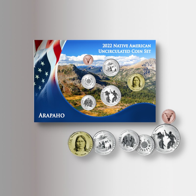 Le monete degli Arapaho, collezione Indiani d'America
