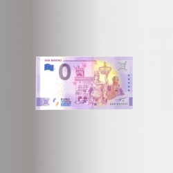 Banconota souvenir 0 euro piazza della Libertà di San Marino