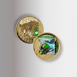 Moneta 5 euro del giaguaro...