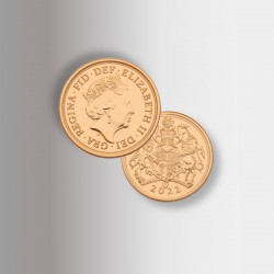 Moneta d'oro della Regina Elisabetta II del 2022