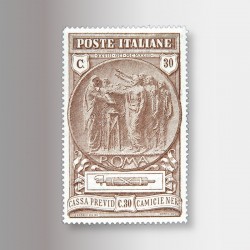 Francobollo Camicie Nere (1923), 30 lire