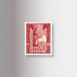 Francobollo Marcia su Roma (1923), 50 lire