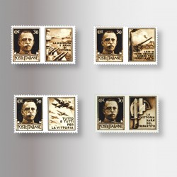 Serie francobolli Propaganda di guerra bruno da 30 centesimi del 1943
