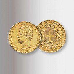 100 lire d'oro di Carlo...