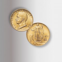 100 lire d'oro Italia su...