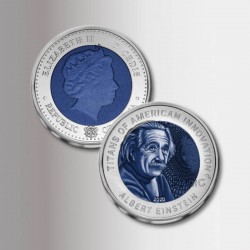 Moneta di Einstein in titanio