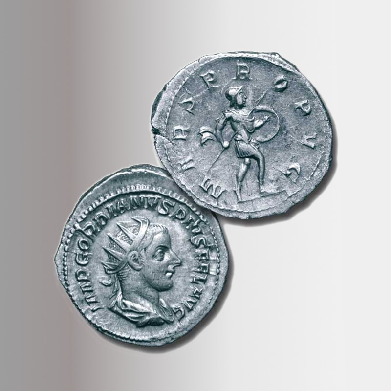 Antoniniano d'argento dell'imperatore Giordiano