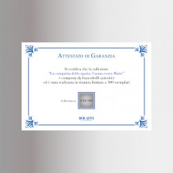 Certificato di garanzia Bolaffi, esplorazione dello spazio