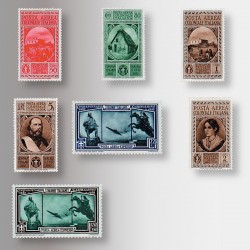 Francobolli, serie Garibaldi del 1932 completa (PO 1/10 + PA 1/7)