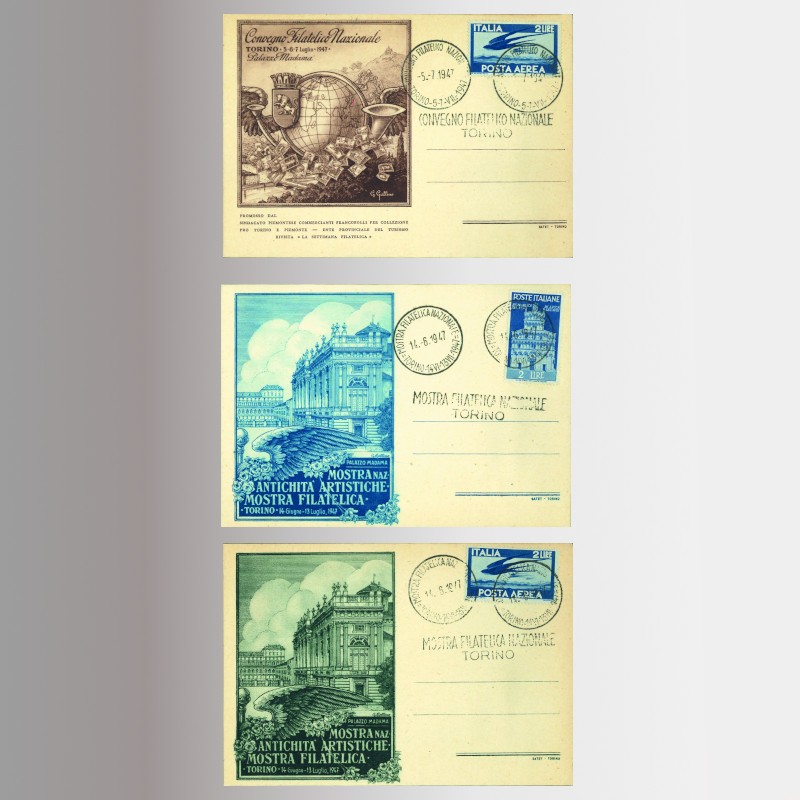Le cartoline con francobollo di Torino prima capitale d'Italia