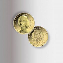 Moneta d'oro di Marylin Monroe
