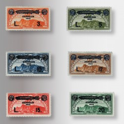 Serie francobolli Zeppelin, San Marino 1933