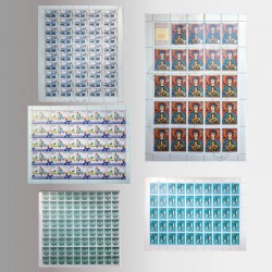 1000 francobolli in fogli