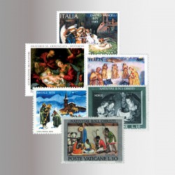 I francobolli del Natale...